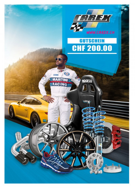 CAREX Gutschein CHF 200.00