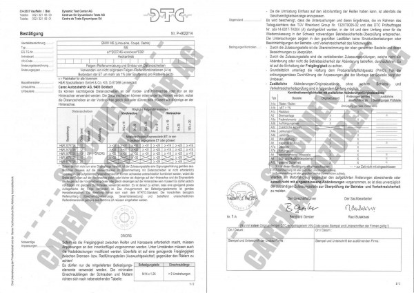 DTC-Gutachten P-4622/14 zu DR-Set