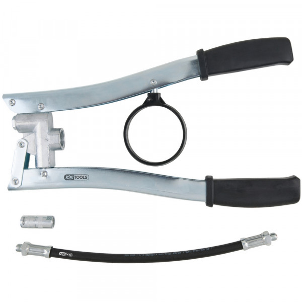 KS TOOLS Zweihandfettpresse Anschluss Druckseitig