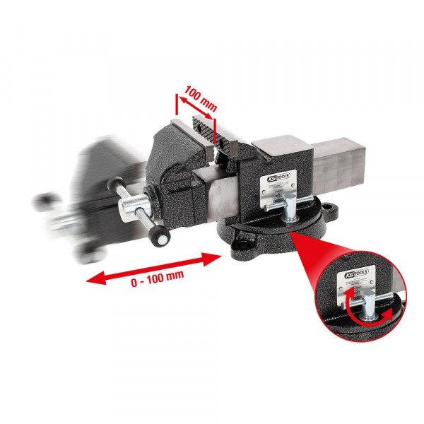 KS TOOLS Parallel-Schraubstock, 4&quot;