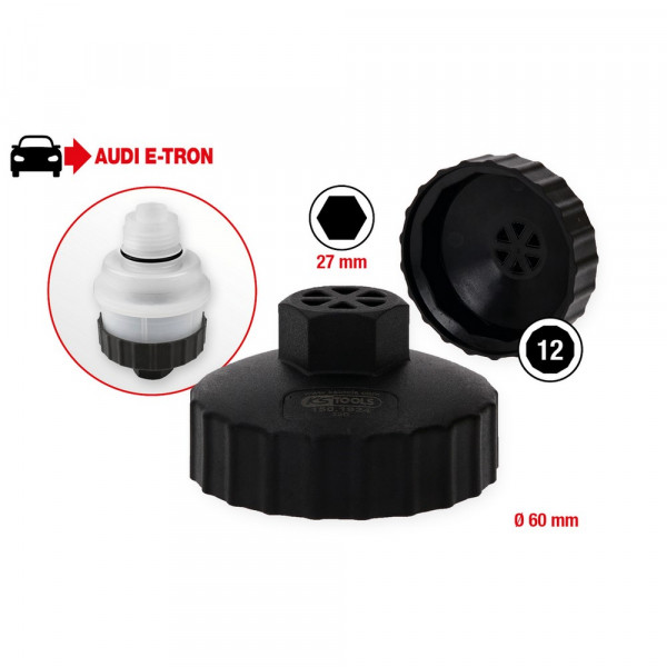 KS TOOLS Spezial-Steckschlüssel zum Ausbau