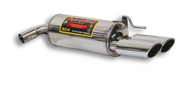 SUPERSPRINT Endschalldämpfer 2x120x80mm oval