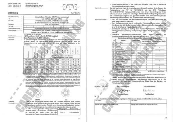 DTC-Gutachten P-5484/16 zu DR-Set