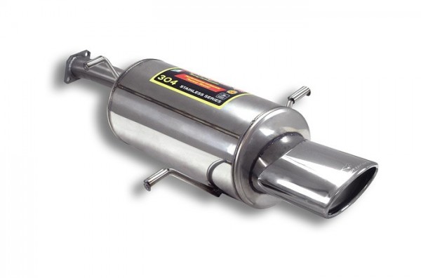 SUPERSPRINT Endschalldämpfer 145x95mm Oval Inox