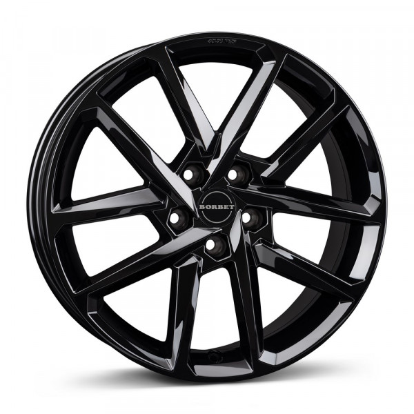 Borbet N 70732 black glossy KBA 54499