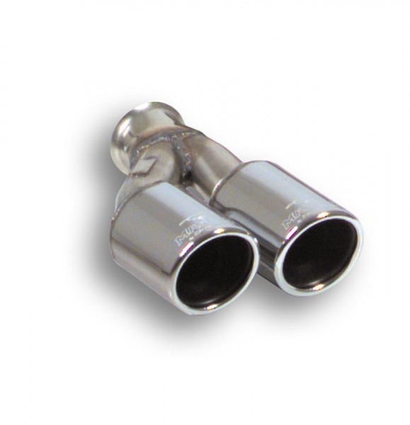 SUPERSPRINT Endrohr 2x 90mm rund