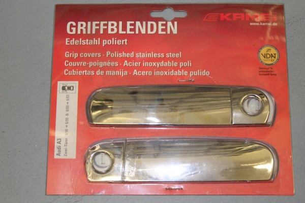 KAMEI Griffblenden Edelstahl (2 Stück)