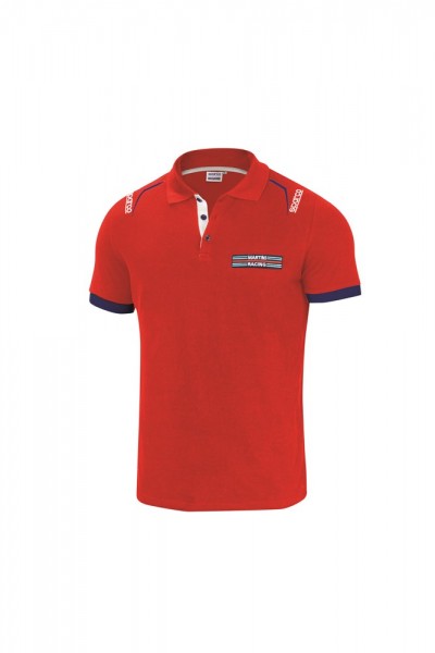 MARTINI RACING - SPARCO Poloshirt 100% Baumwolle