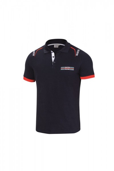 MARTINI RACING - SPARCO Poloshirt 100% Baumwolle