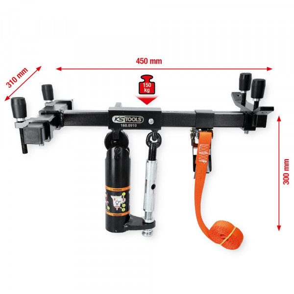 KS TOOLS Universal-Getriebehalter-Satz,