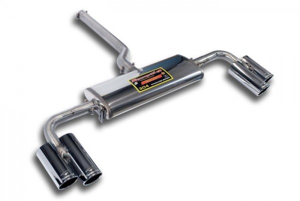 SUPERSPRINT Endschalldämpfer Duplex 2x90mm
