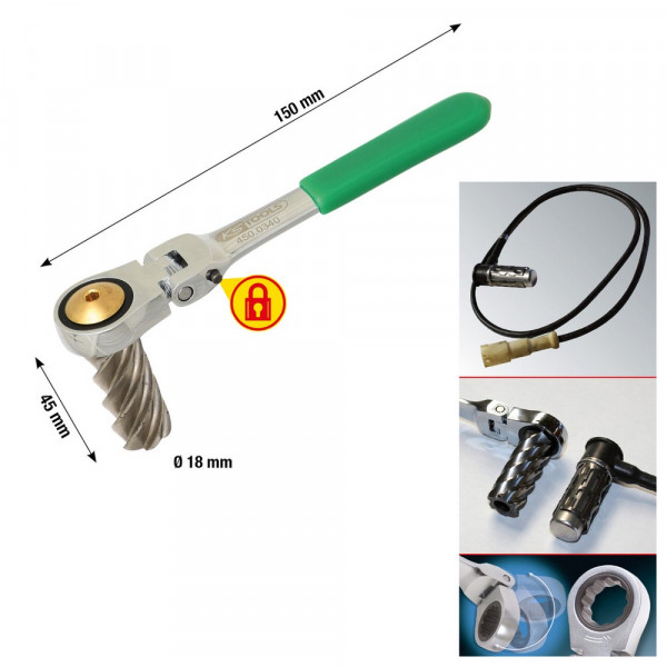 KS TOOLS ABS Reibahle LKW Ø18x45 mm