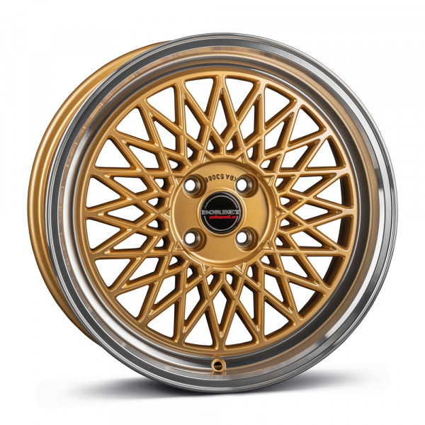 Borbet B-7516 gold rim polished KBA100670