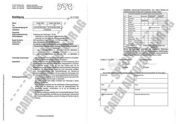 DTC-Gutachten P-716/02 zu Cup-Kit-Fw.