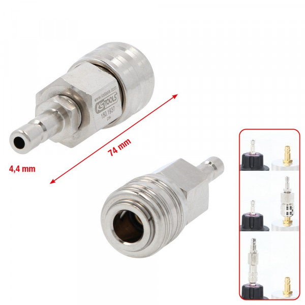 KS TOOLS Kupplung 4,4 mm auf 7,2 mm