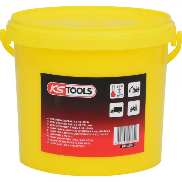 KS TOOLS Reifenmontagepaste 5 kg,gelb