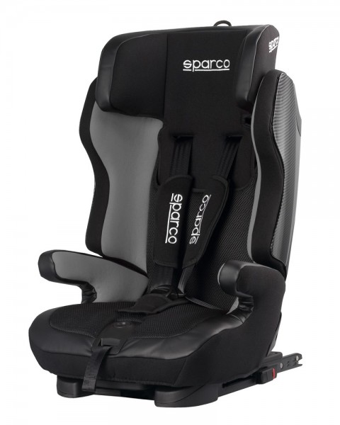SPARCO Kindersitz SK700 schwarz-grau, mit Isofix