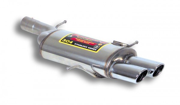 SUPERSPRINT Endschalldämpfer 2x 90x60mm RS-Look