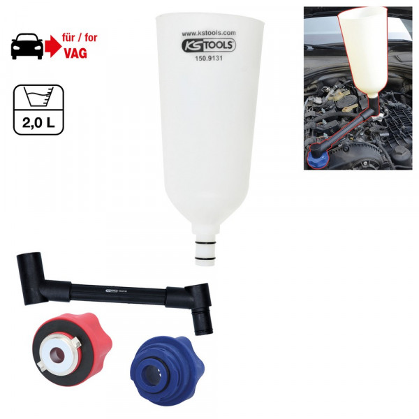 KS TOOLS Öl-Einfülltrichter-Satz mit