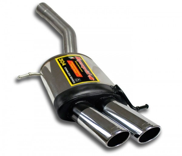 SUPERSPRINT Endschalldämpfer 2x90x70mm Inox