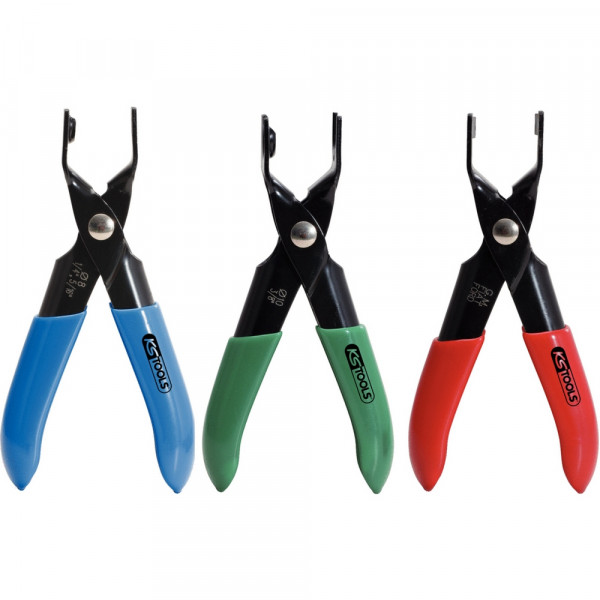 KS TOOLS Kraftstoffleitungszangen-Satz,3-tlg.