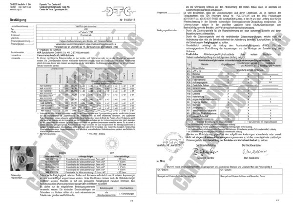 DTC-Gutachten P-6382/18 zu DR-Set