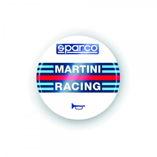 SPARCO Hupknopf Emblem Martini Racing + Sparco