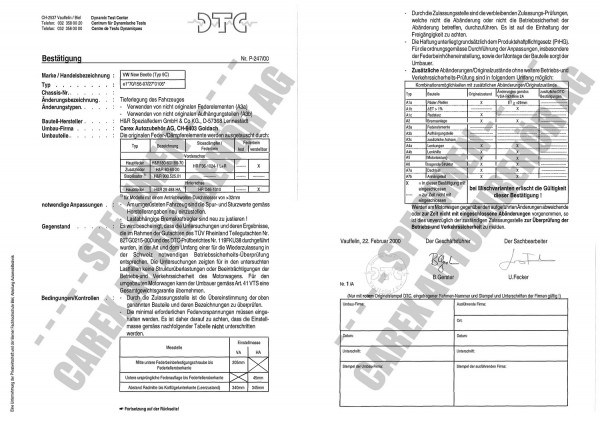 DTC-Gutachten P-247/00 zu Gewindefw.