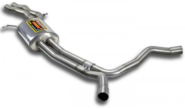 SUPERSPRINT Mittelschalldämpfer + X-Pipe