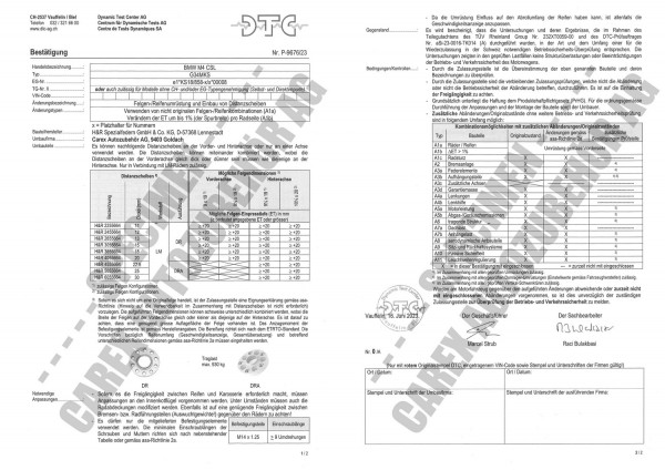 DTC-Gutachten P-9676/23 zu DR-Set