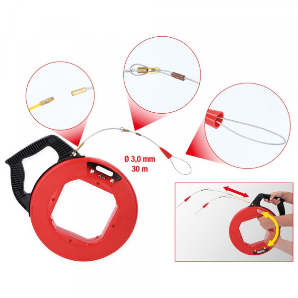 KS TOOLS Kabeleinziehhilfe