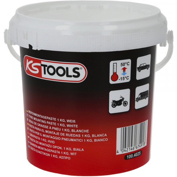KS TOOLS Reifenmontagepaste 1 kg, weiß