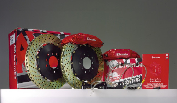 BREMBO GT-Kit für Vorderachse, Sattel rot