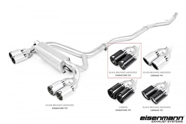 EISENMANN Endschalldämpfer Duplex Inox 4x90mm
