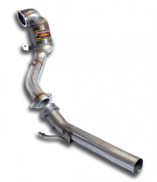 SUPERSPRINT Downpipe mit 100 Zellen Kat