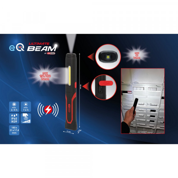 KS TOOLS eQi UltimateBEAM Handleuchte slim