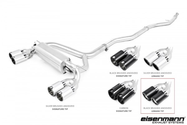 EISENMANN Endschalldämpfer Duplex Inox 4x90mm