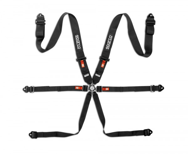 SPARCO Racing Gurt 6-Punkt Competition H3 PD Steel