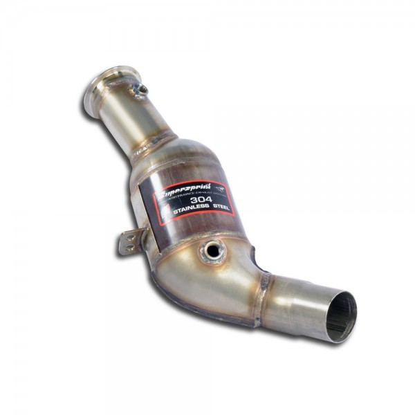 SUPERSPRINT Downpipe + Met. Kat. 200 cpsi rechts