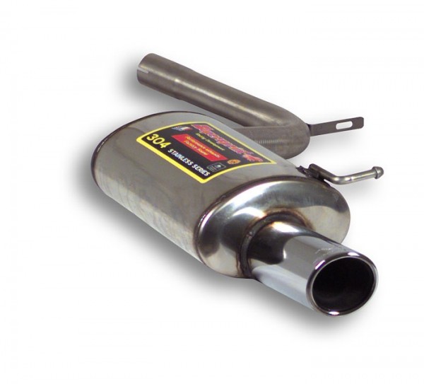 SUPERSPRINT Endschalldämpfer links 90mm rund INOX