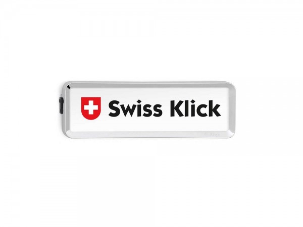 SWISS KLICK Nummernrahmen/Wechselhalter vorne