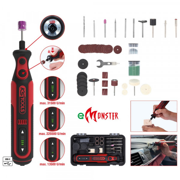 KS TOOLS eMONSTER Akku-Multifunktionswerkzeug