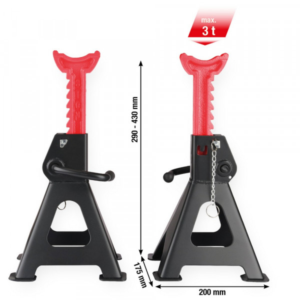 KS TOOLS performance Stahl-Unterstellbock mit