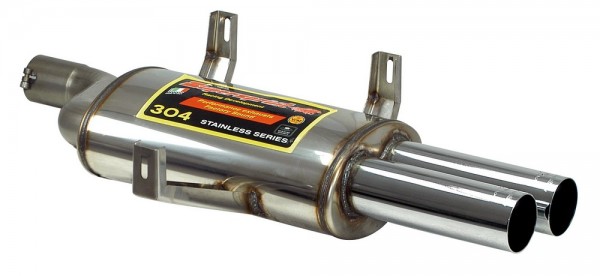 SUPERSPRINT Endschalldämpfer Racing 2x70mm