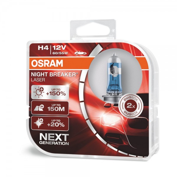 OSRAM Glühlampen Night Breaker Laser +150%