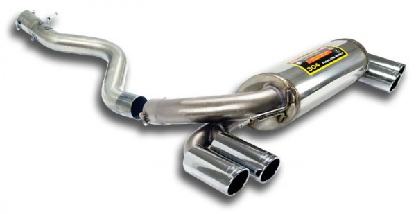 SUPERSPRINT Endschalldämpfer Duplex 2x80mm