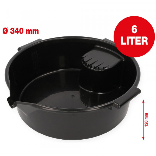 KS TOOLS Auffangwanne 6 Liter, Ø 340 mm