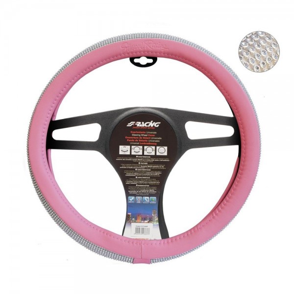 SIMONI RACING Lenkrad Überzug Pink Diamonds