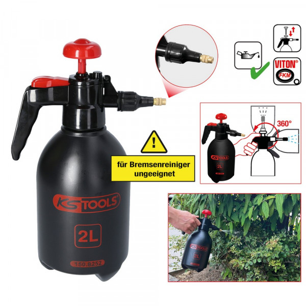 KS TOOLS Universal-Druck-Zerstäuber, 2 l