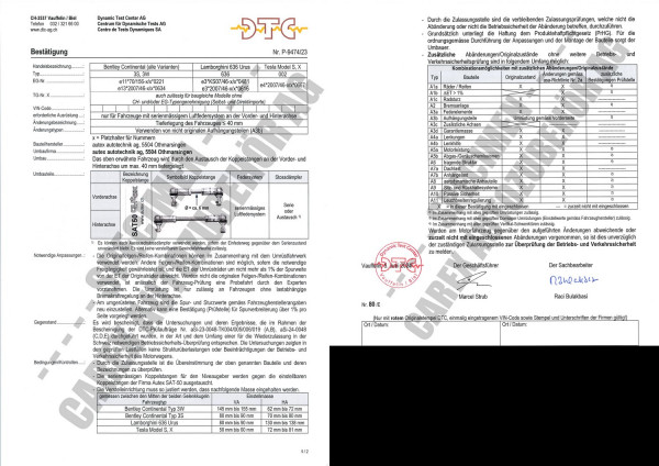 DTC Gutachten, Tesla Model X (002)